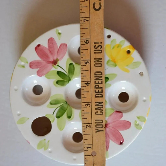 5/$25  Vtg Handpainted Crocus Bowl - Picture 3 of 6